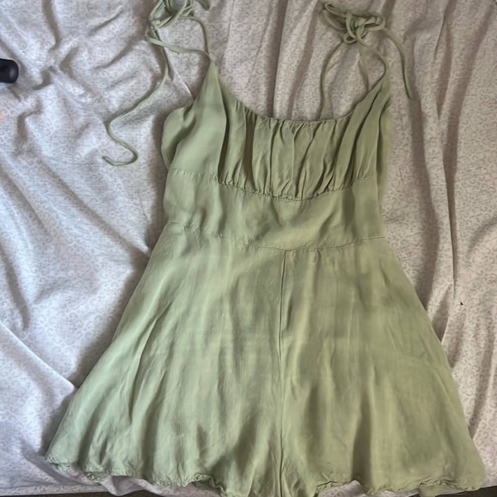 This is a lime green romper from urban outfitters.